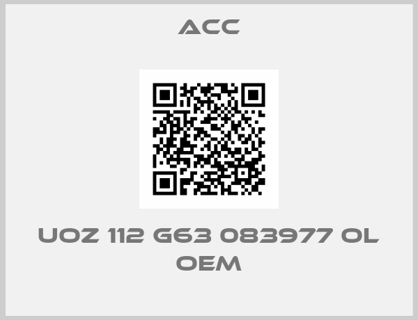 ACC-UOZ 112 G63 083977 OL OEM