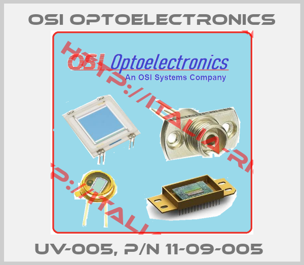 OSI Optoelectronics-UV-005, P/N 11-09-005 