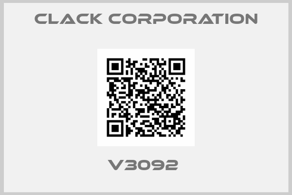 Clack Corporation-V3092 