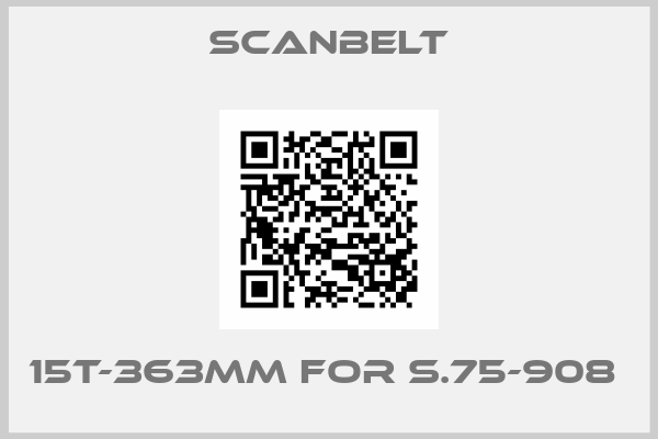 SCANBELT-15T-363MM FOR S.75-908 