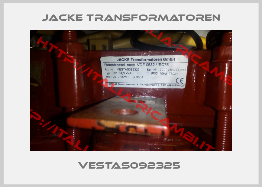 Jacke Transformatoren-VESTAS092325 