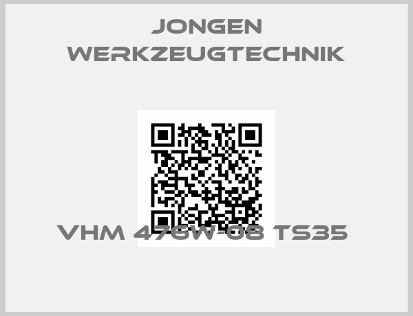 Jongen Werkzeugtechnik-VHM 476W-08 TS35 