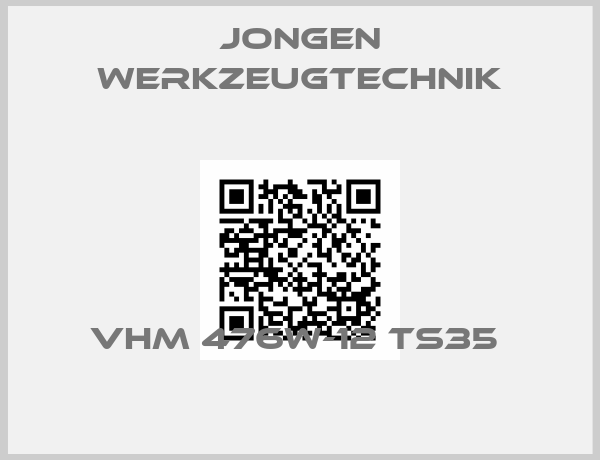 Jongen Werkzeugtechnik-VHM 476W-12 TS35 