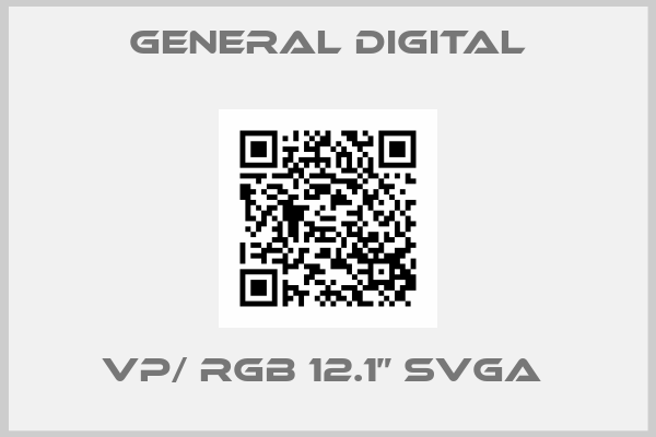 General Digital-VP/ RGB 12.1” SVGA 