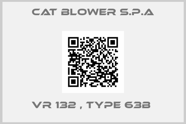 CAT BLOWER S.P.A-VR 132 , Type 63B 