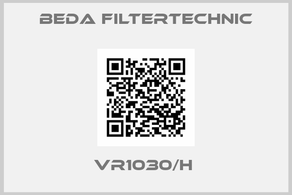 Beda Filtertechnic-VR1030/H 