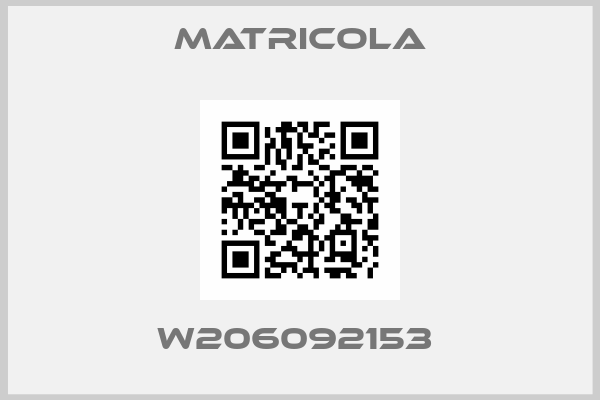 Matricola-W206092153 