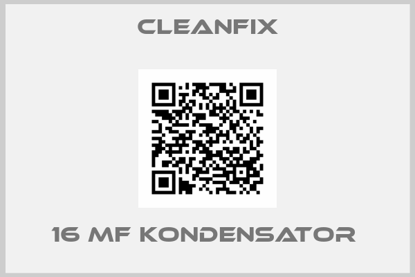 Cleanfix-16 MF KONDENSATOR 