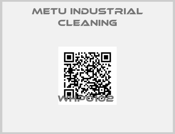 Metu Industrial Cleaning-WHP0102 
