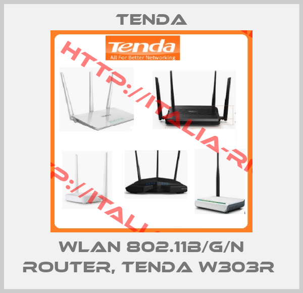 Tenda-WLAN 802.11B/G/N ROUTER, TENDA W303R 