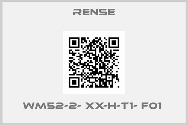 Rense-WM52-2- XX-H-T1- F01 