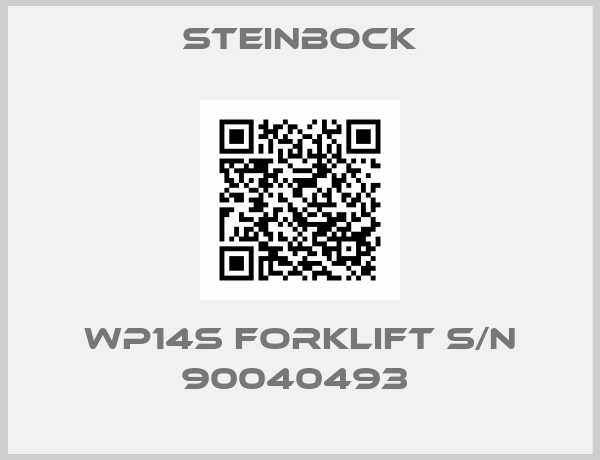 Steinbock-WP14S FORKLIFT S/N 90040493 