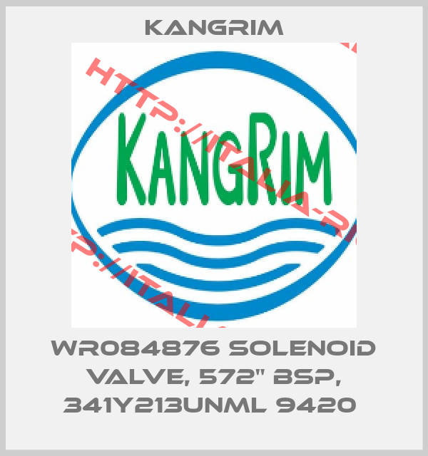 Kangrim-WR084876 SOLENOID VALVE, 572" BSP, 341Y213UNML 9420 