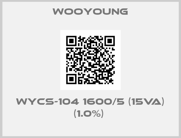 Wooyoung-WYCS-104 1600/5 (15VA) (1.0%) 