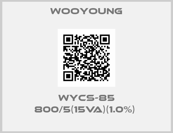Wooyoung-WYCS-85 800/5(15VA)(1.0%) 