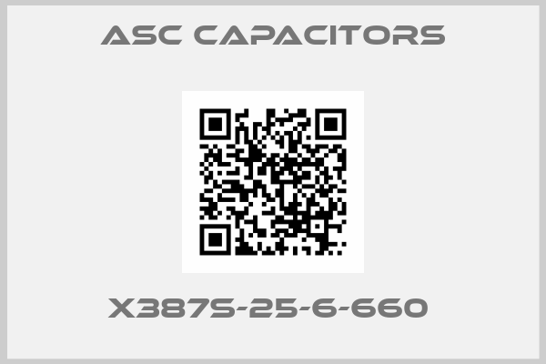 ASC Capacitors-X387S-25-6-660 