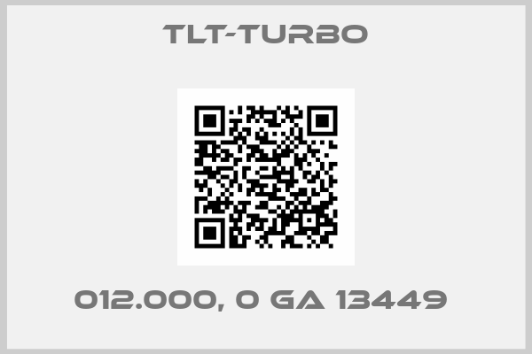 TLT-Turbo-012.000, 0 GA 13449 