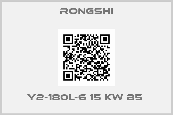 Rongshi-Y2-180L-6 15 KW B5 