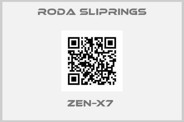 Roda Sliprings-ZEN–X7 