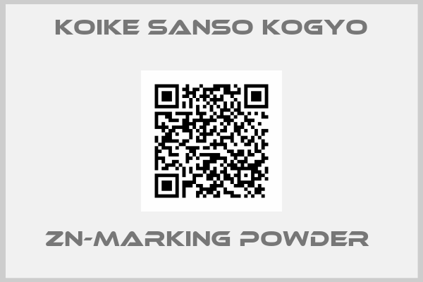 Koike Sanso Kogyo-ZN-MARKING POWDER 
