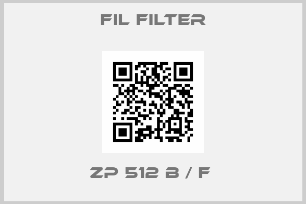 Fil Filter-ZP 512 B / F 