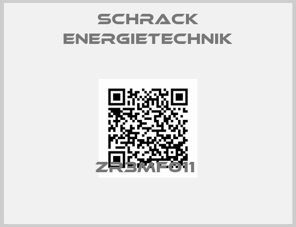 SCHRACK ENERGIETECHNIK-ZR3MF011 
