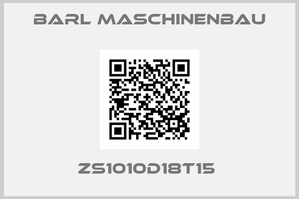 BARL MASCHINENBAU-ZS1010D18T15 