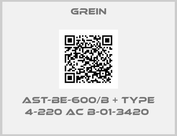 GREIN-AST-BE-600/B + TYPE 4-220 AC B-01-3420 