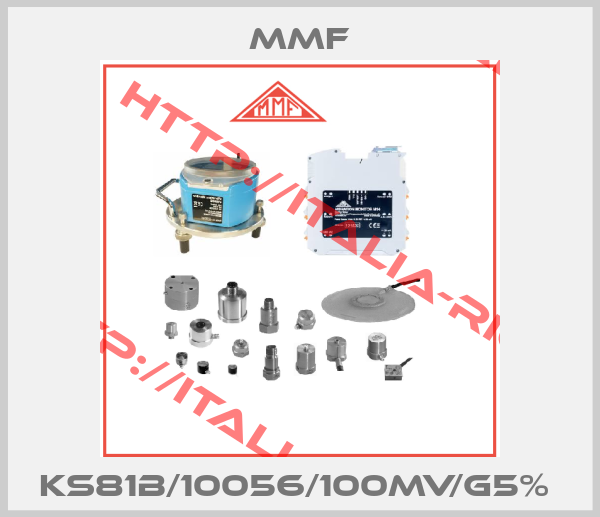 MMF-KS81B/10056/100mV/g5% 