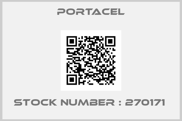 Portacel-Stock Number : 270171 