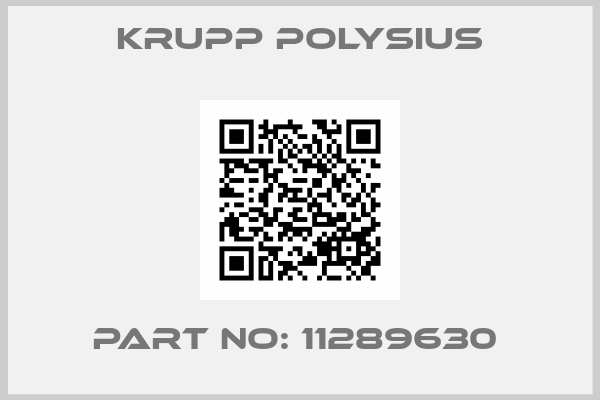 KRUPP Polysius-Part no: 11289630 