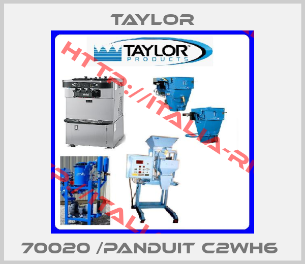 Taylor-70020 /PANDUIT C2WH6 