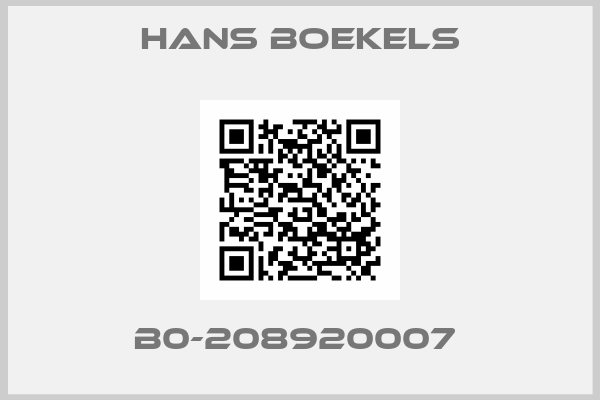 Hans Boekels-B0-208920007 