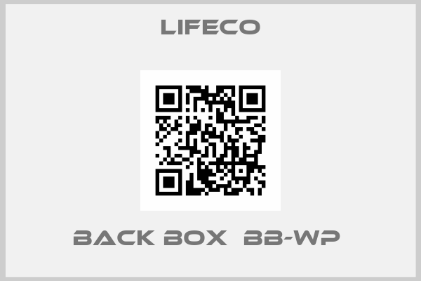 Lifeco-BACK BOX  BB-WP 
