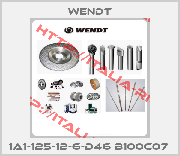 Wendt-1A1-125-12-6-D46 B100C07 