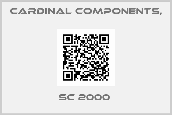 Cardinal Components,-SC 2000 