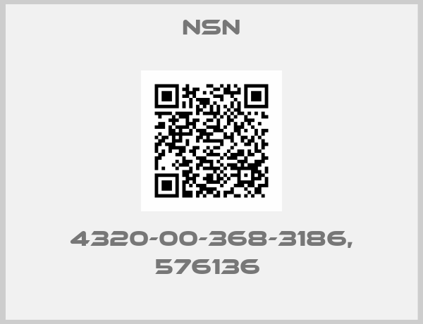NSN-4320-00-368-3186, 576136 