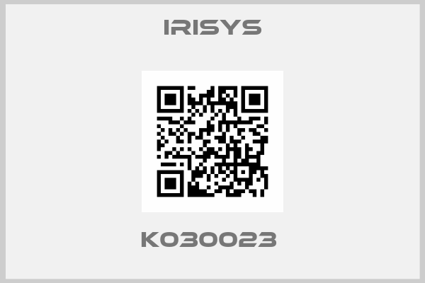 Irisys-K030023 