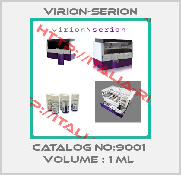 virion-serion-Catalog No:9001  Volume : 1 ml 