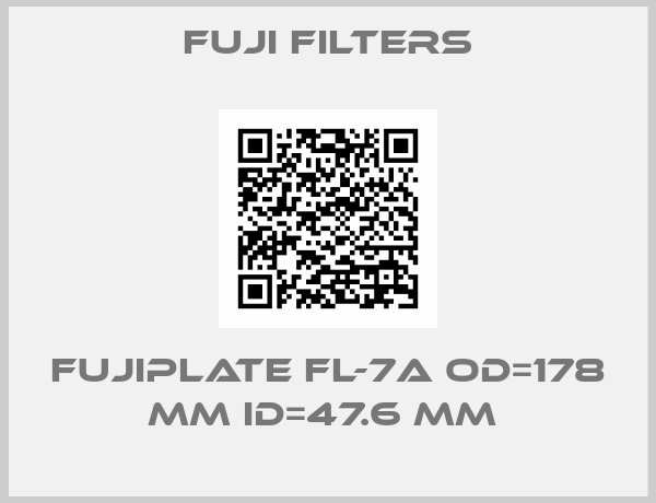 Fuji Filters-FUJIPLATE FL-7A OD=178 mm ID=47.6 mm 