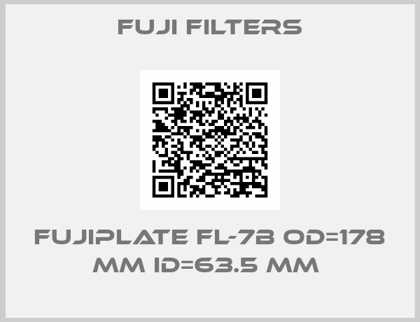 Fuji Filters-FUJIPLATE FL-7B OD=178 mm ID=63.5 mm 