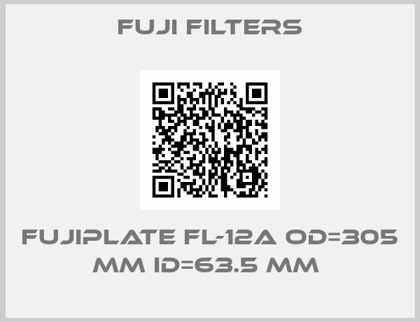 Fuji Filters-FUJIPLATE FL-12A OD=305 mm ID=63.5 mm 