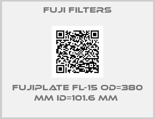 Fuji Filters-FUJIPLATE FL-15 OD=380 mm ID=101.6 mm 