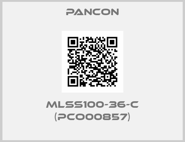 Pancon-MLSS100-36-C (PCO00857)