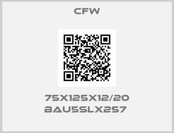 CFW-75x125x12/20 BAU5SLX257 