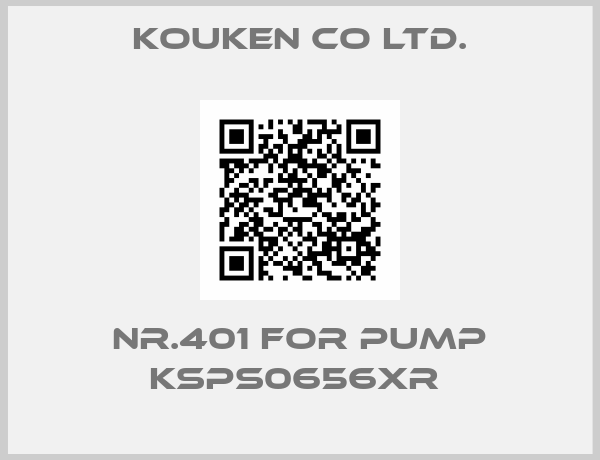 Kouken Co ltd.-Nr.401 for pump KSPS0656XR 