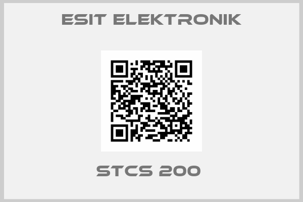 ESIT ELEKTRONIK-STCS 200 