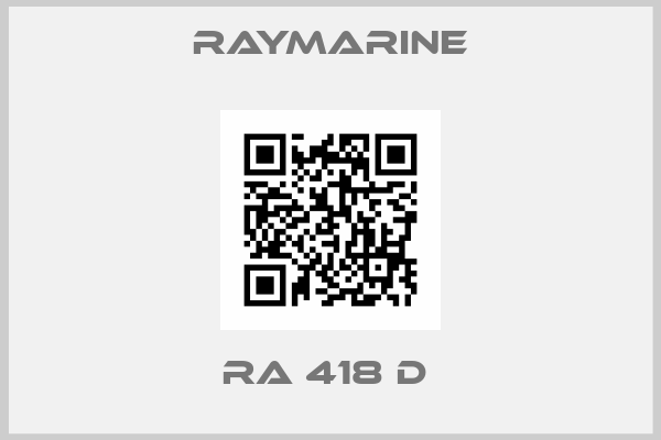 Raymarine-RA 418 D 