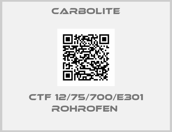 Carbolite-CTF 12/75/700/E301 Rohrofen 