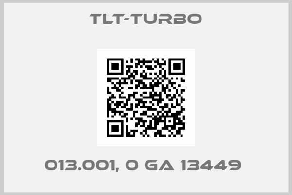 TLT-Turbo-013.001, 0 GA 13449 